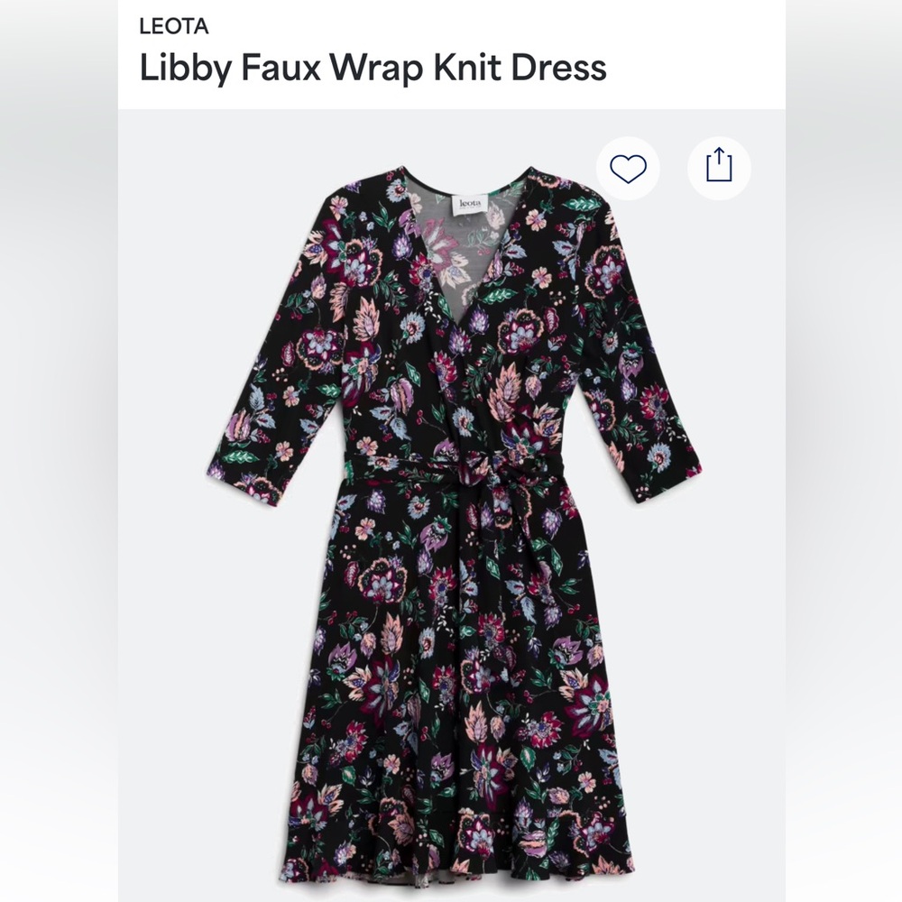 Floral Wrap Dress